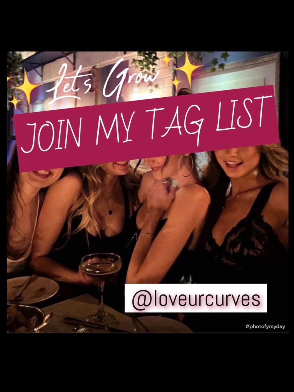 ❤️✨👯‍♀️JOIN MY TAG LIST✨❤️LET’S GROW TOGETHER✨❤️